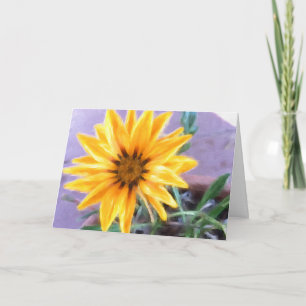 Modèle de fleur jaune simple à l'intérieur pour di