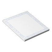 modèle de fleur violette avec bloc-notes à ligne (Incliné)