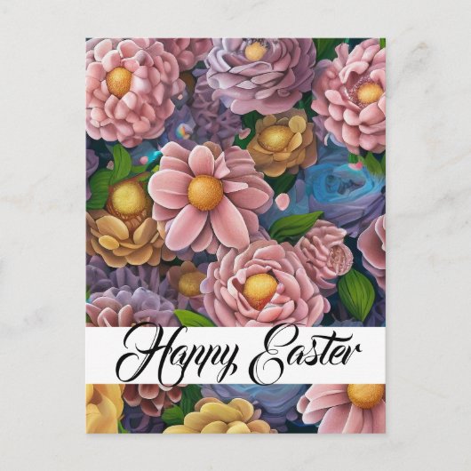 Modèle de fleurs mixtes de Pâques Joyeuses Vacance (Devant)