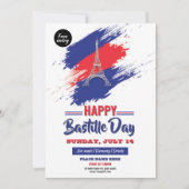 Modèle de flyer d'invitation à la fête de la Basti (Devant)
