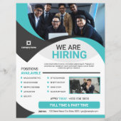 Modèle de flyer d'offre d'emploi (Devant)