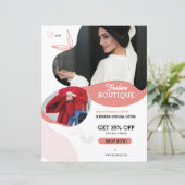 Modèle de Flyer pour Boutique de Mode (Debout devant)