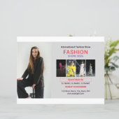 Modèle de flyer pour défilé de mode (Debout devant)