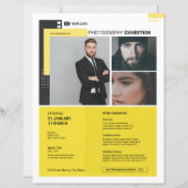 Modèle de flyer pour exposition de photographie (Devant)