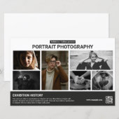 Modèle de flyer pour exposition de photographie (Devant / Derrière)