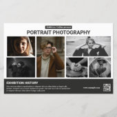 Modèle de flyer pour exposition de photographie (Devant)
