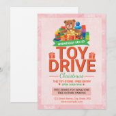 Modèle de flyer pour une collecte de jouets (Devant / Derrière)