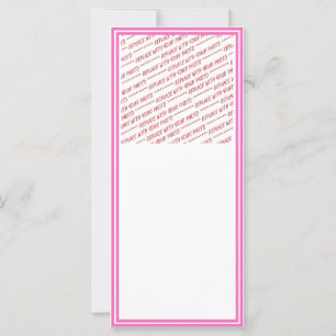 Modèle de frontière rosé