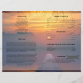 Modèle de funérailles au coucher du soleil (Dos)