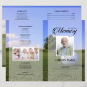 Modèle de funérailles de golfeur (Devant / Derrière)