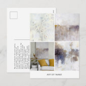 Modèle de grille d'image Art Postcard 4 (Devant / Derrière)