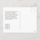 Modèle de grille d'image Art Postcard 4 (Dos)