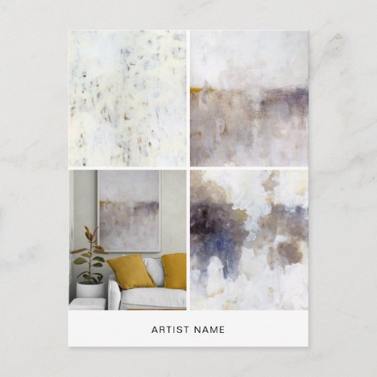 Modèle de grille d'image Art Postcard 4 (Devant)