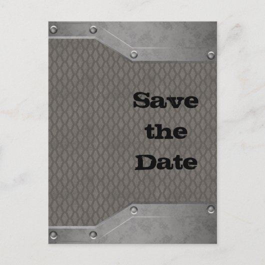 modèle de grunge métallique (Devant)