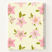 Modèle de jardin floral Cahier mignon (Dos)