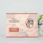 Modèle de la brochure funéraire (Debout devant)