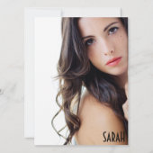 Modèle de la carte Comp de femme modèle (Dos)