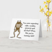 Modèle de la carte d'anniversaire Obadiah Toad (Fleur jaune)