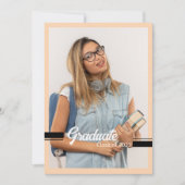 Modèle de la carte de Faire-part de diplôme (Devant)