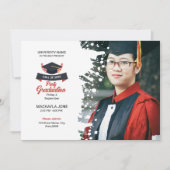 Modèle de la carte de Faire-part de diplôme (Devant)
