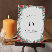 Modèle de la carte de Mariage de Noël