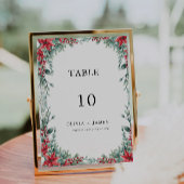 Modèle de la carte de Mariage de Noël