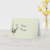 Modèle de la carte de note du concepteur (Fleur jaune)