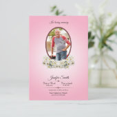 Modèle de la carte de programme funéraire Memorial (Debout devant)