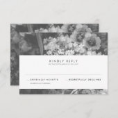 Modèle de la carte de réponse d'élégance sous-esti (Devant / Derrière)