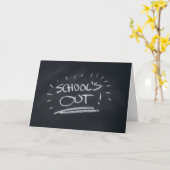 Modèle de la carte de sortie de l'école (Fleur jaune)