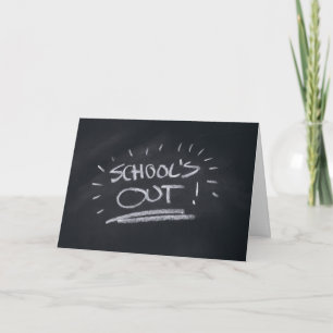 Modèle de la carte de sortie de l'école