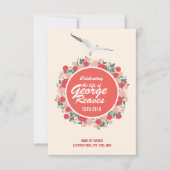 Modèle de la carte du programme funéraire (Devant)