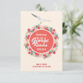 Modèle de la carte du programme funéraire (Debout devant)