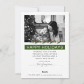 Modèle de la carte Joyeux Joyeux Immobilier (Dos)