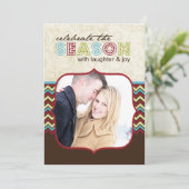 Modèle de la carte photo de Noël Chevron (Debout devant)