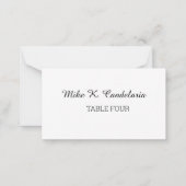 Modèle de la carte Place Bouquet (Dos)