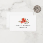 Modèle de la carte Place Bouquet (Devant/Arrière en situation)