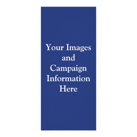 Modèle de la carte rack de campagne électorale pol (Dos)