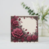 Modèle de la carte rouge flanc de Bourgogne (Debout devant)