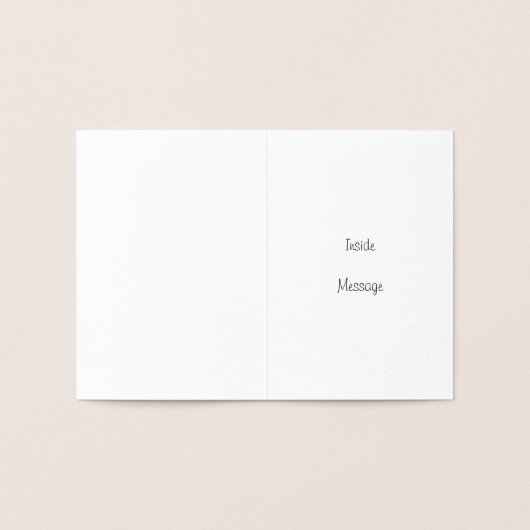 Modèle de la carte Seashell Scallop (Intérieur)