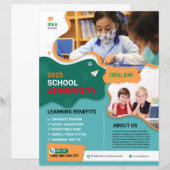 Modèle de la circulaire d'admission à l'école (Devant / Derrière)