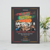 Modèle de la circulaire du Mois de l'histoire noir (Debout devant)