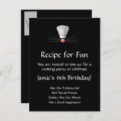 Modèle de la cuisine : noir et blanc (Devant / Derrière)