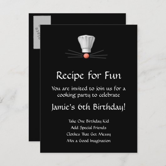 Modèle de la cuisine : noir et blanc (Devant / Derrière)