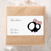 Modèle de la dame foncée pour Étiquette (En situation)