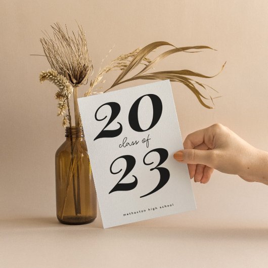 Modèle de la fête de graduation moderne Invitation