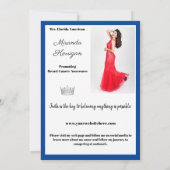 Modèle de la frontière de la carte Pageant Photo A (Dos)