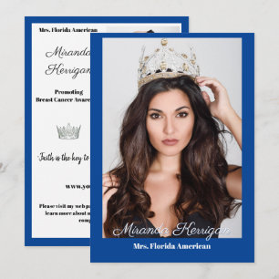 Modèle de la frontière de la carte Pageant Photo A