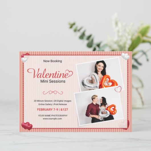 Modèle de la mini session de la Saint-Valentin (Debout devant)