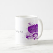 Modèle de la Mug de couple nuptiale personnalisé (Devant droit)
